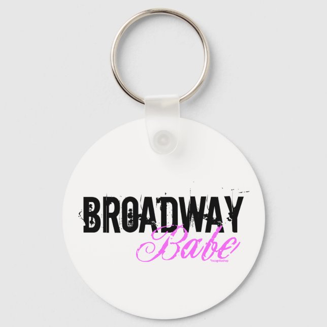 Broadway Babe Key Ring (Front)