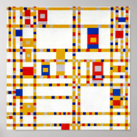Broadway Boogie Woogie | Piet Mondrian |