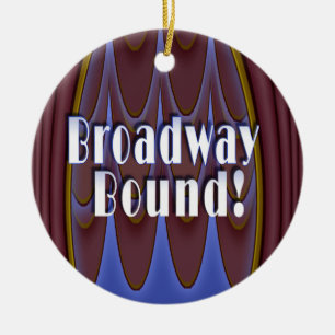 Broadway Bound! Ceramic Tree Decoration