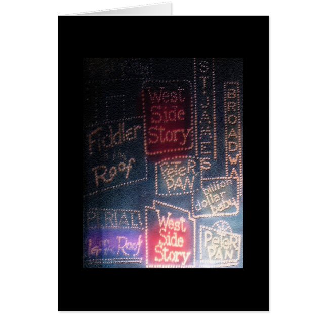 Broadway ~ Card / Invitations (Front)