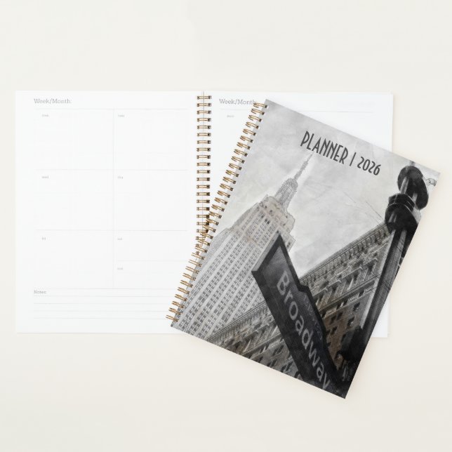 Broadway Corner Sign New York City 2026 Planner  (Display)