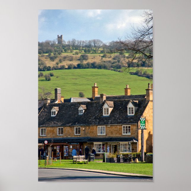 Broadway Cotswolds Worcestershire England UK Poster (Front)