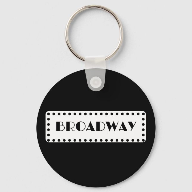 Broadway Keychain (Front)