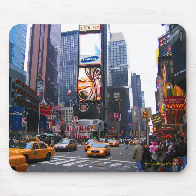 Broadway, Manhattan, NYC mousepad (Front)