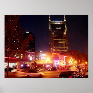 Broadway - Nashville, Tennessee Poster