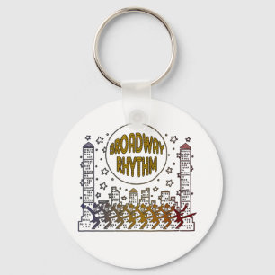 Broadway Rhythm Keychain
