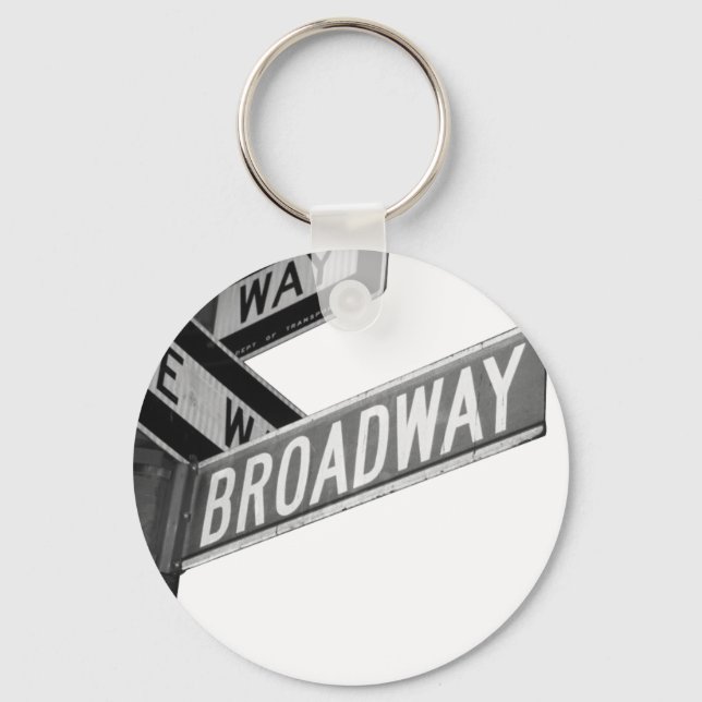 Broadway Sign Key Ring (Front)