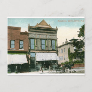Broadway, South Amboy, NJ 1910 Vintage Postcard