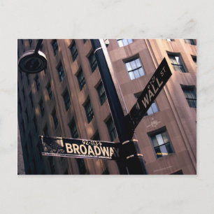 Broadway/Wallstreet Postcard