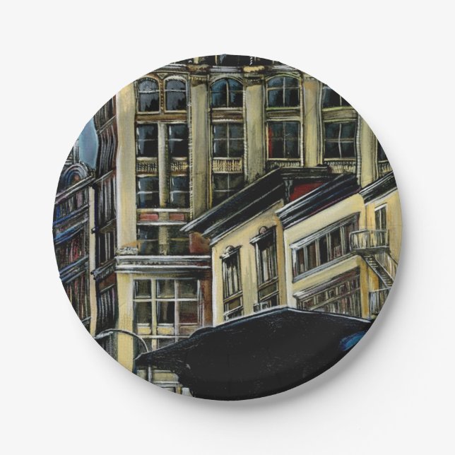 Broadway's Best, New York City Paper Plate (Front)