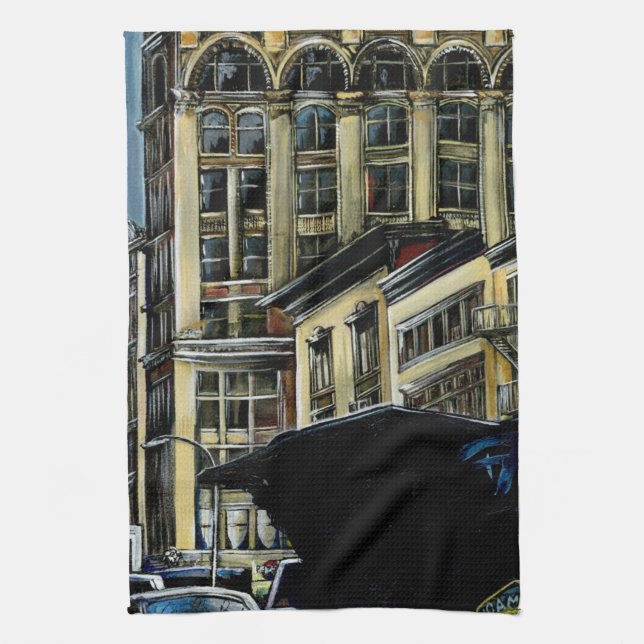 Broadway's Best, New York City Tea Towel (Vertical)