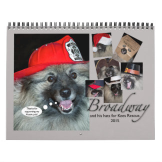 Broadways Hats for Rescue calendar