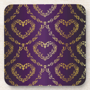 Brocade pattern coaster