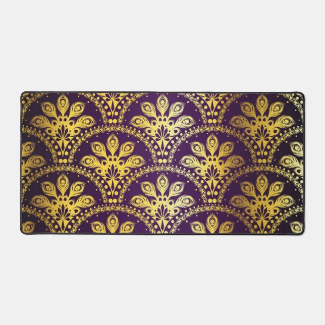 Brocade pattern desk mat (Front)
