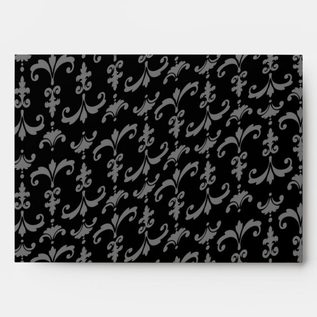 Brocade pattern envelope (Front)