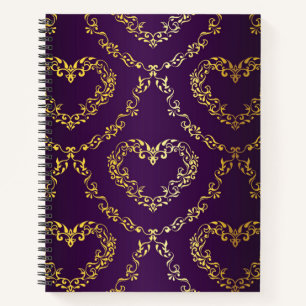 Brocade pattern notebook