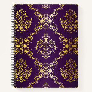 Brocade pattern notebook