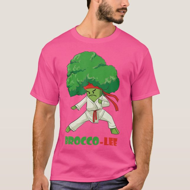 Brocco-Lee - Funny Vegetarian Vegetable Broccoli K T-Shirt (Front)