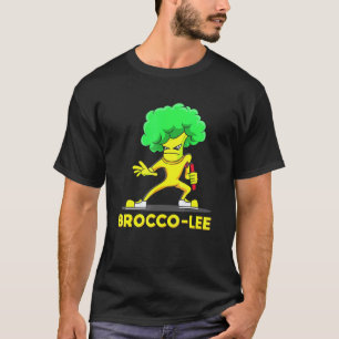 Brocco Lee Mma Martial Arts Tee Vegan Veggies Vege