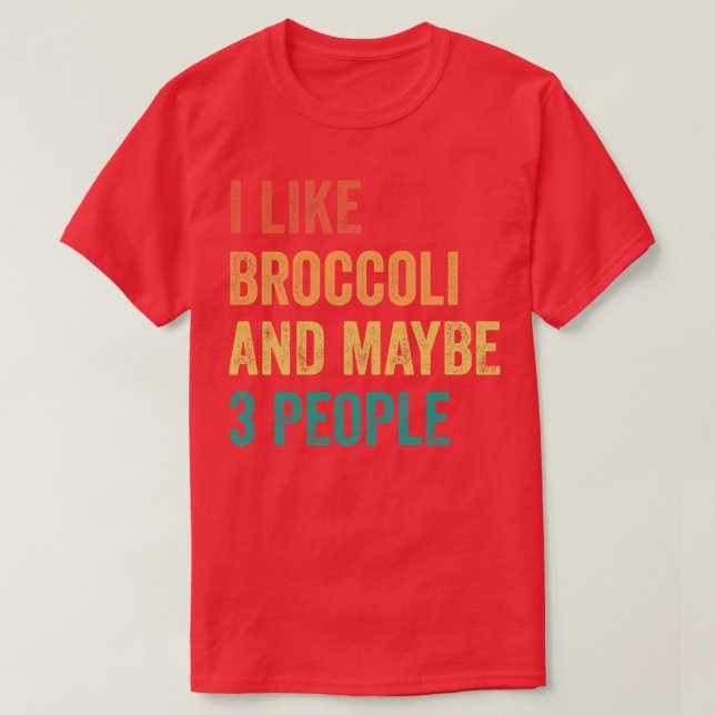 Broccoli 1 T-Shirt (Design Front)