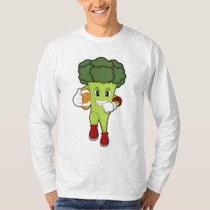 Broccoli at Football Sports T-Shirt
