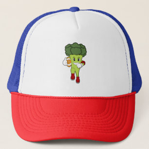 Broccoli at Football Sports Trucker Hat