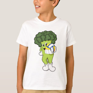Broccoli at Volleyball Sports T-Shirt