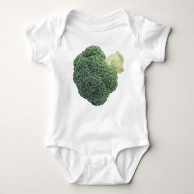 Broccoli Baby Jersey Bodysuit (Front)