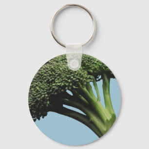 Broccoli Basic Button Keychain