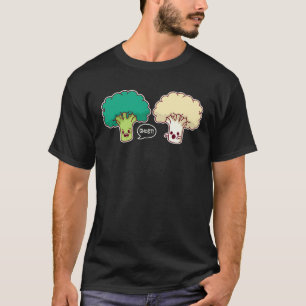 Broccoli Cauliflower Ghost Vegan Vegetarian Vegeta T-Shirt