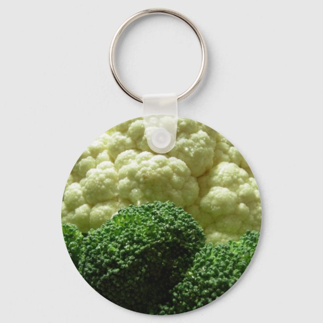 Broccoli & cauliflower key ring (Front)