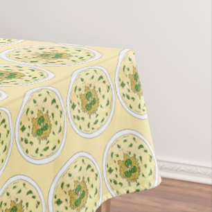 Broccoli Cheese Soup Food Festival Soup Supper Tablecloth