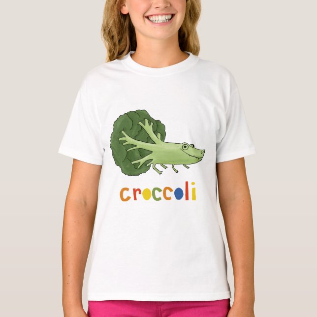 broccoli crocodile T-Shirt (Front)