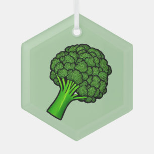 Broccoli Glass Tree Decoration