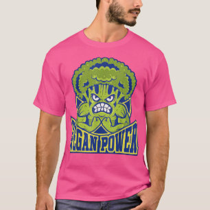 Broccoli Gym Powered By Plants Vegan Bodybuilding T-Shirt