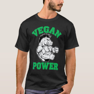 Broccoli Gym Powered By Plants Vegan Bodybuilding T-Shirt