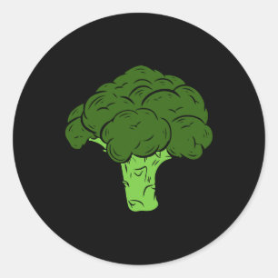 Broccoli Halloween Costume Matching Group Adult Ki Classic Round Sticker