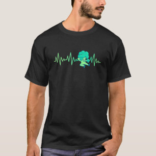 Broccoli Heartbeat Garden Gardener Gardening Veget T-Shirt