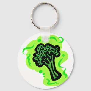 Broccoli Key Ring