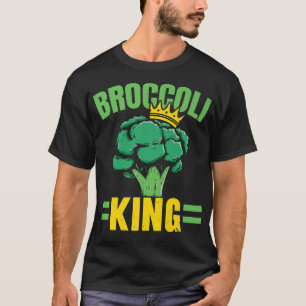 Broccoli King Vegan Lover Vegetable Healthy Vegeta T-Shirt