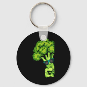 Broccoli Lover Healthy Vegetables Gym Fitness Body Key Ring