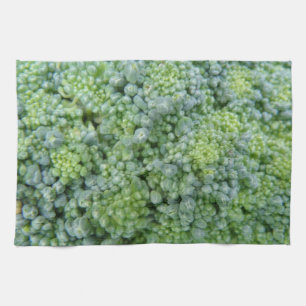 Broccoli Macro Kitchen Towel