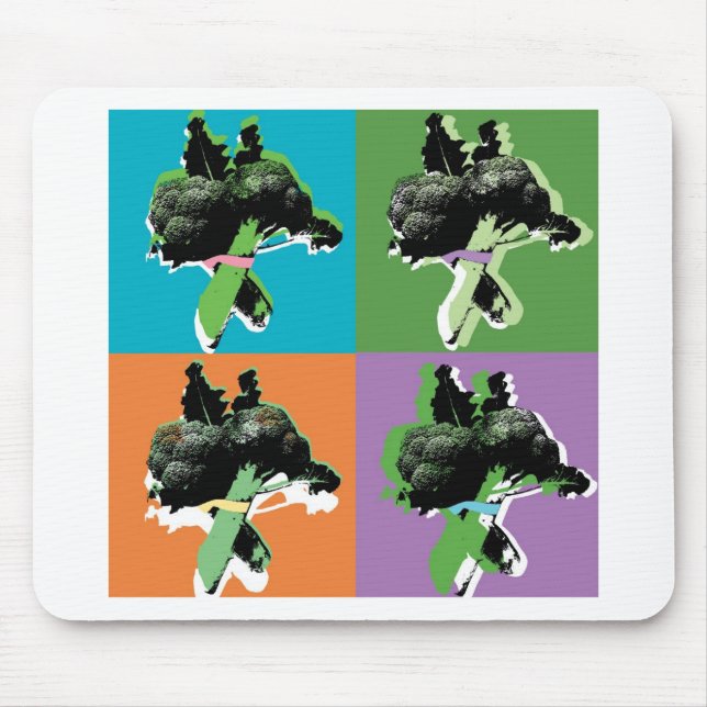 Broccoli Mouse Pad (Front)