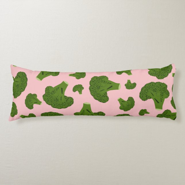 Broccoli Pattern Body Cushion (Front)