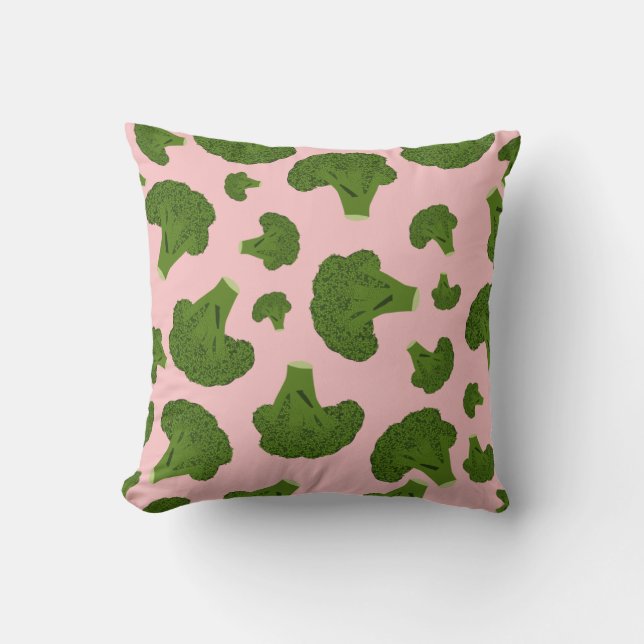 Broccoli Pattern Cushion (Front)