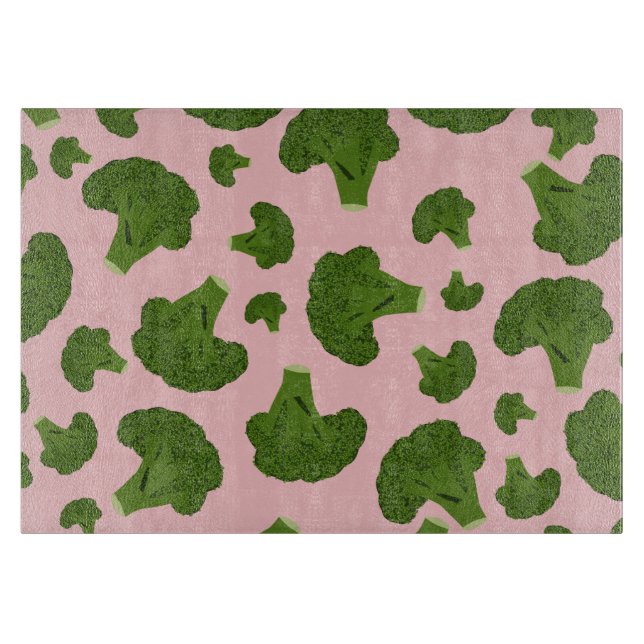 Broccoli Pattern Cutting Board (Front)