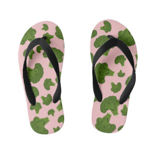 Broccoli Pattern Kid's Jandals