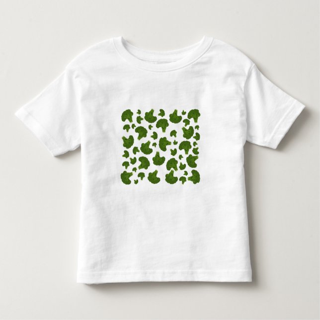 Broccoli Pattern Toddler T-Shirt (Front)