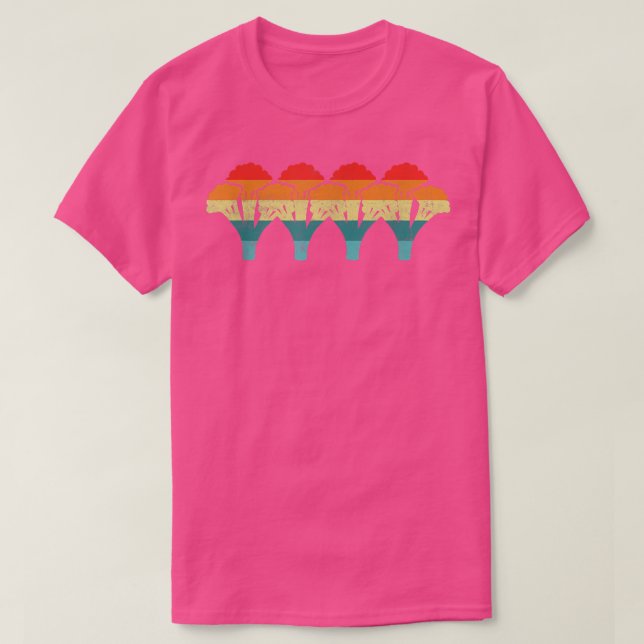 Broccoli Retro  T-Shirt (Design Front)