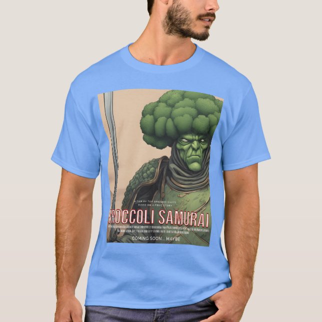 Broccoli Samurai funny T-Shirt (Front)